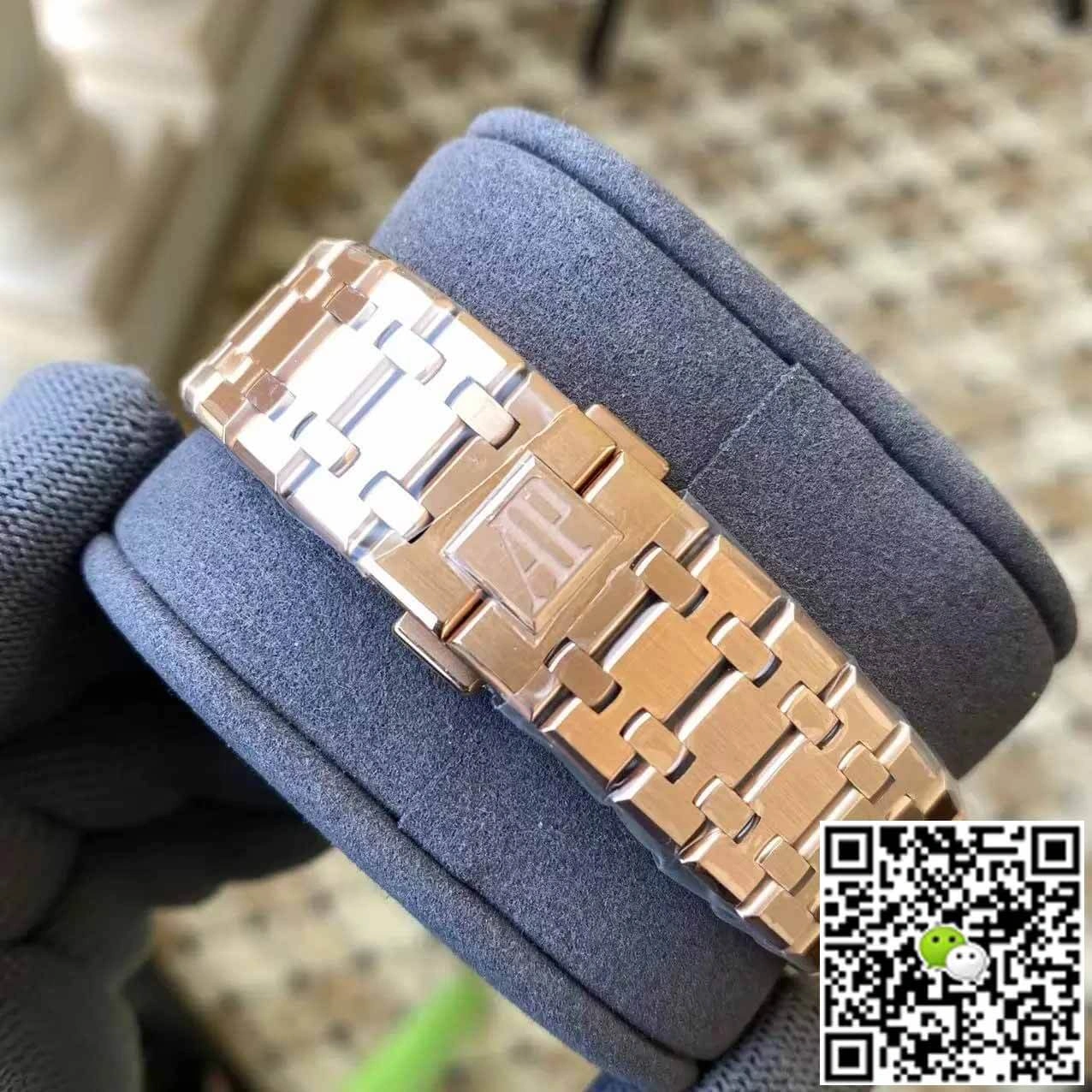 Audemars Piguet Royal Oak 26574OR.OO.1220OR.03 APS Factory 1:1 Best Edition Replica Watch Rose Gold Strap